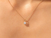 Cushion Cut Necklace