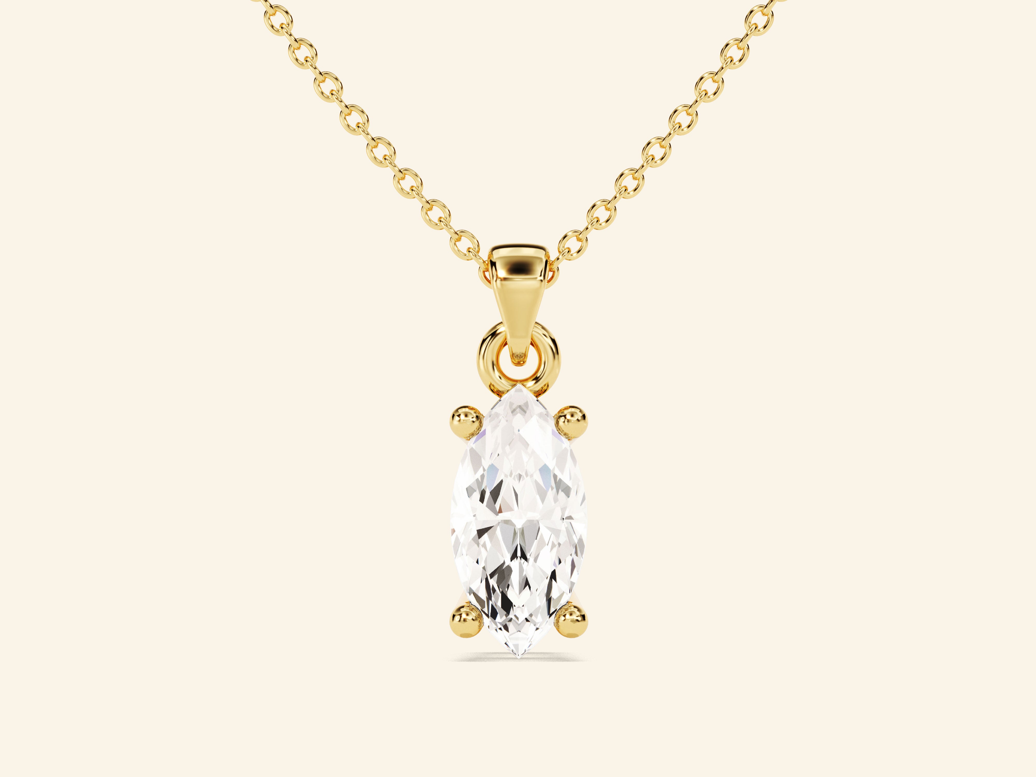 Marquise Cut Necklace