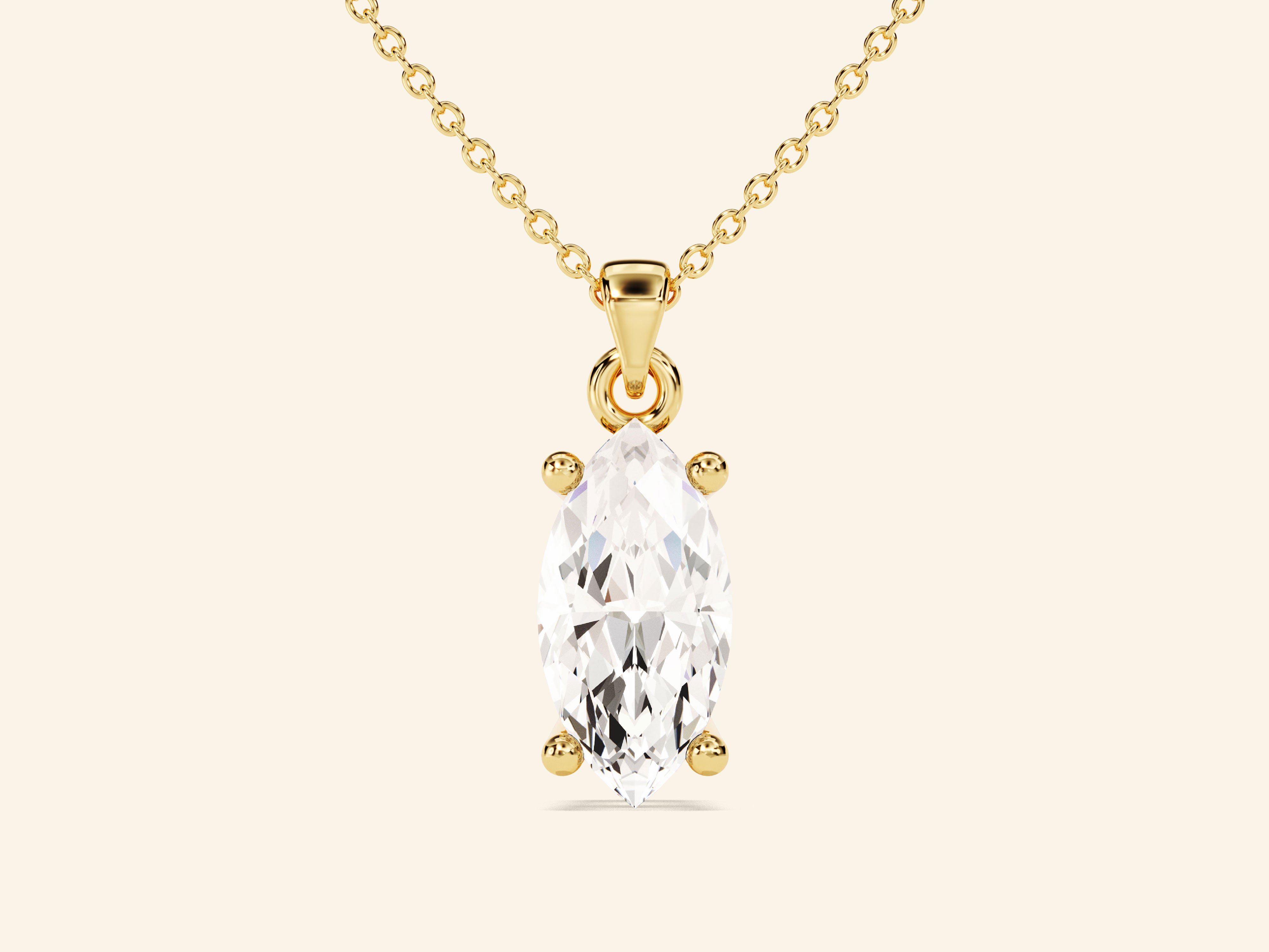 Marquise Cut Necklace