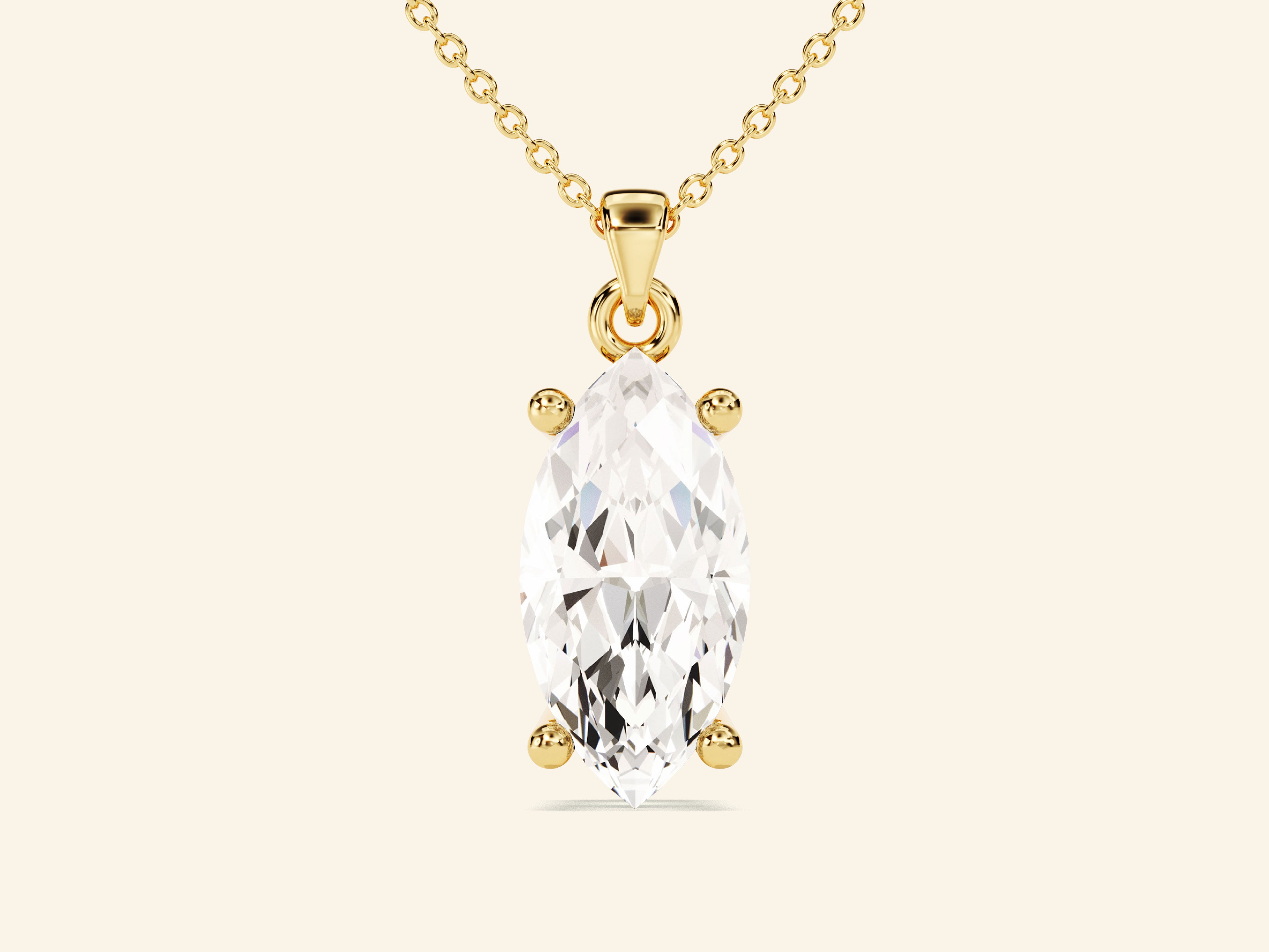 Marquise Cut Necklace