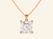 Asscher Cut Necklace