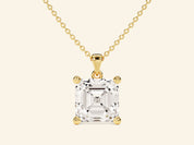 Asscher Cut Necklace