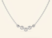 Bezel Trio Necklace