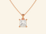 Princess Cut Necklace (0.5 CT)