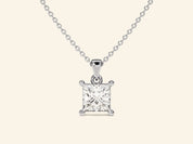 Princess Cut Necklace (0.5 CT)
