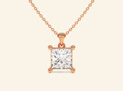 Princess Cut Necklace (1 CT)