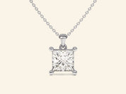 Princess Cut Necklace (1 CT)