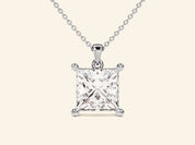 Princess Cut Necklace (2 CT)