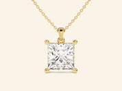 Princess Cut Necklace (2 CT)