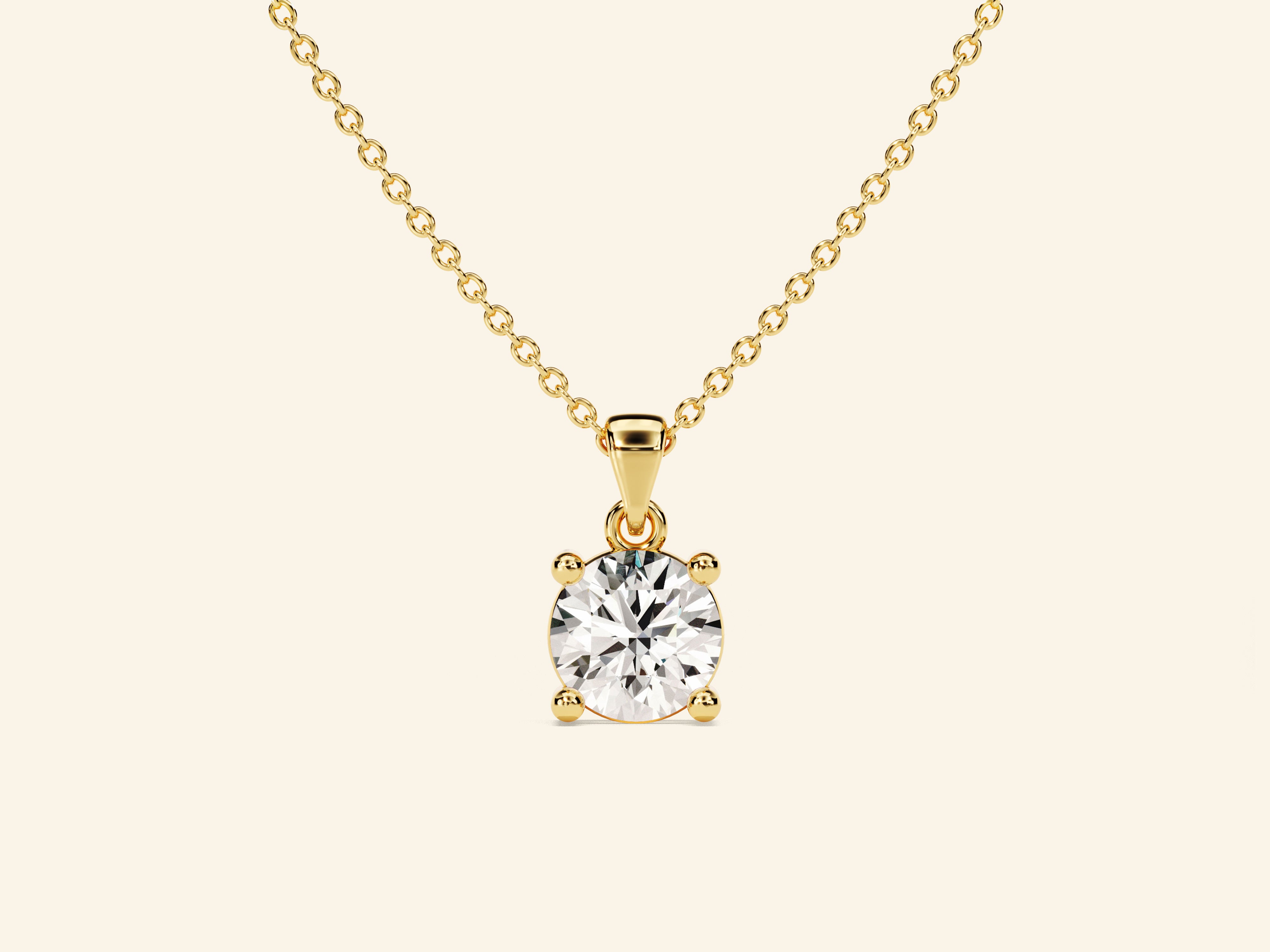 Round Cut Necklace (0.5 CT)