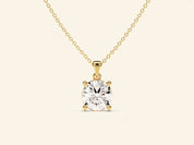 Round Cut Necklace (1 CT)