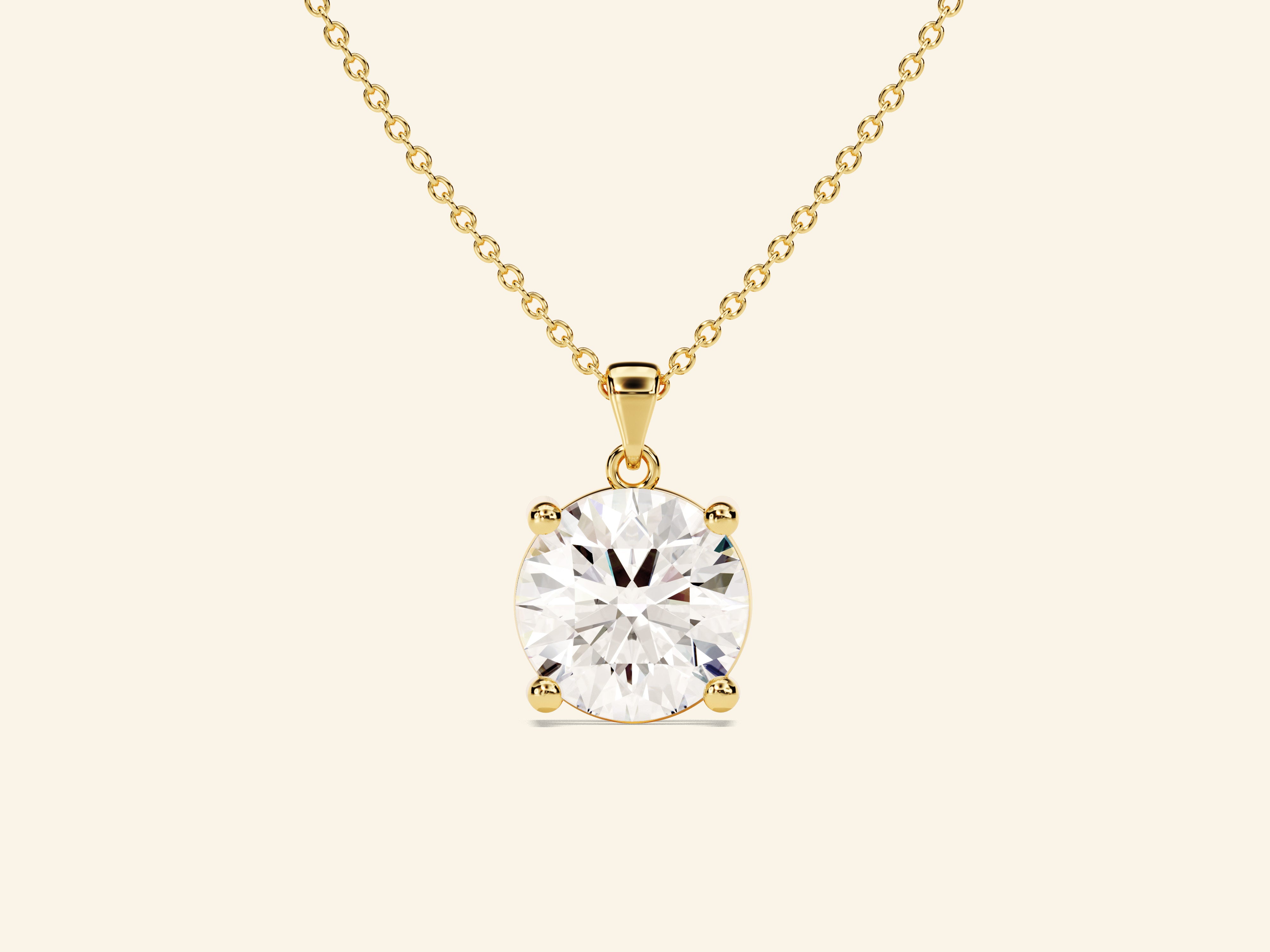 Round Cut Necklace (1.5 CT)