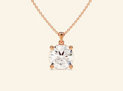 Round Cut Necklace (2 CT)