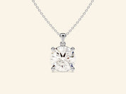 Round Cut Necklace (2 CT)