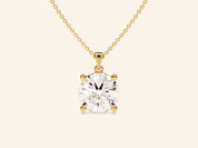 Round Cut Necklace (2 CT)