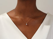 Round Cut Necklace (2 CT)
