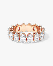 Shared Prong Oval Eternity Band (8.00 CT TW)
