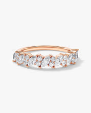 Marquise Bloom Wedding Band (0.90 CT TW)