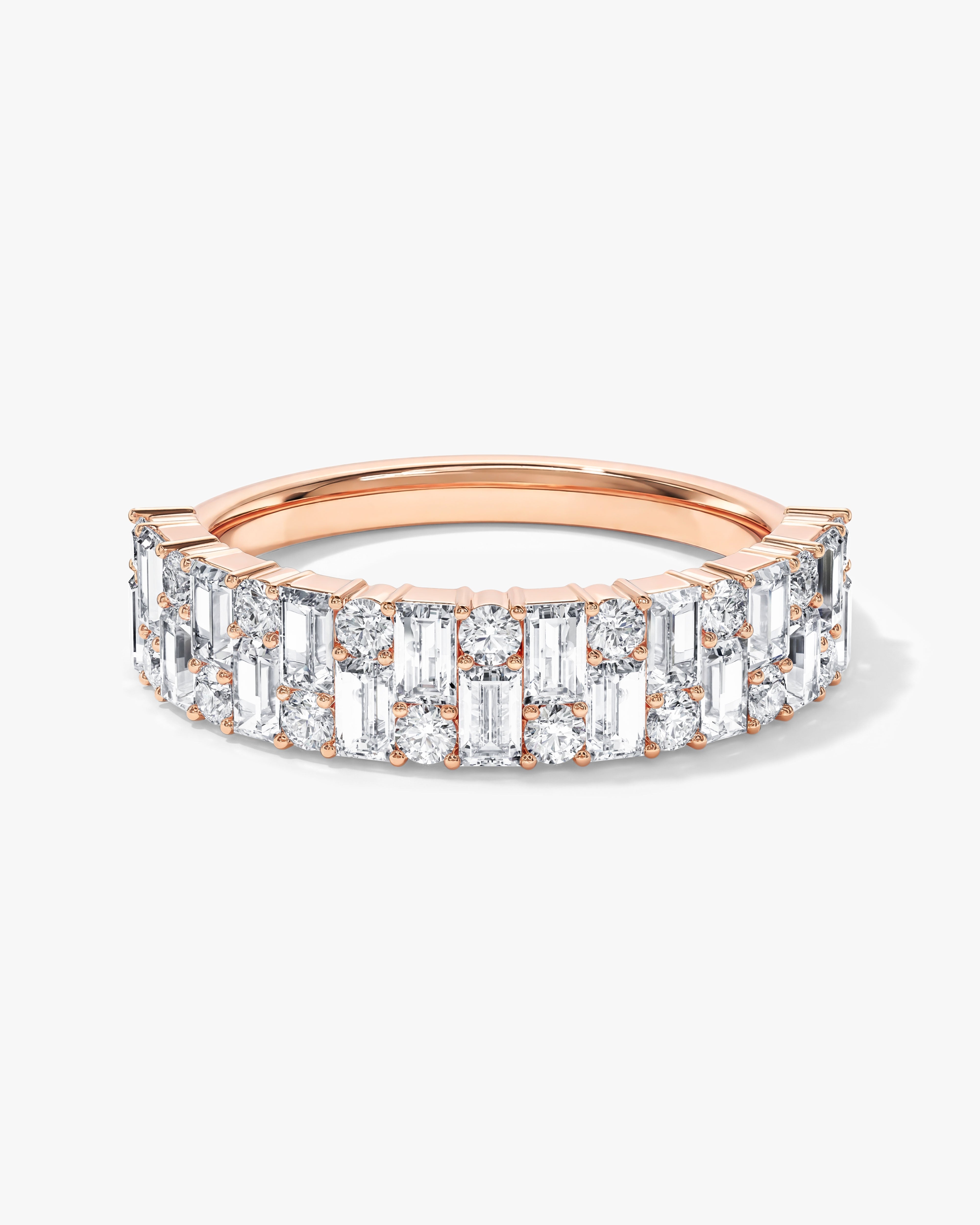 Double Row Wedding Band (1.10 CT TW)