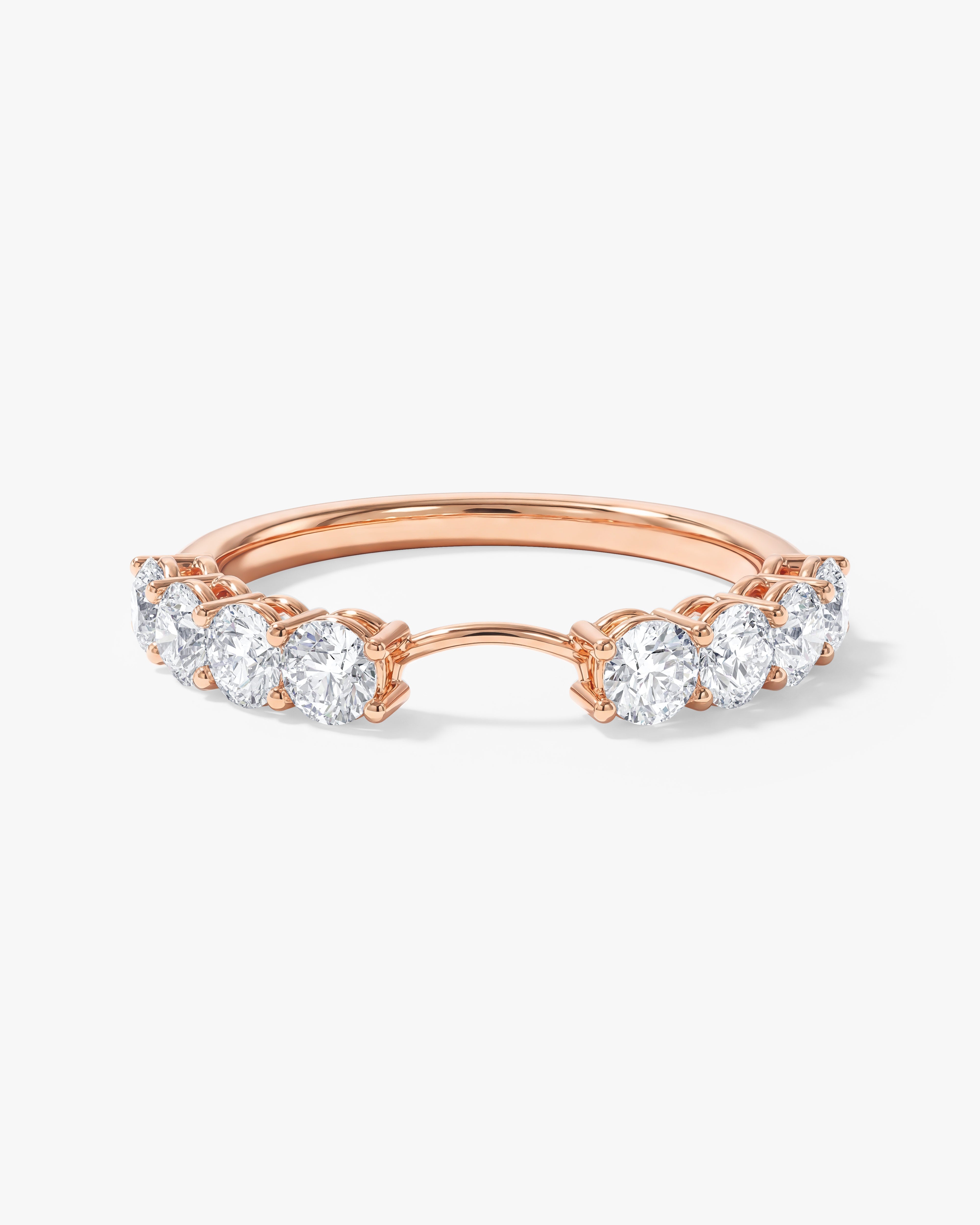 Aura Nesting Wedding Band (0.80 CT TW)