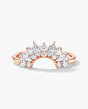 Arched Marquise Wedding Band (0.60 CT TW)