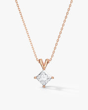 Double Bail Solitaire Pendant (1.00 CT)