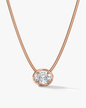 Serpent Chain Solitaire Necklace