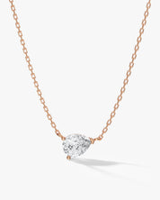 Tilted Teardrop Necklace