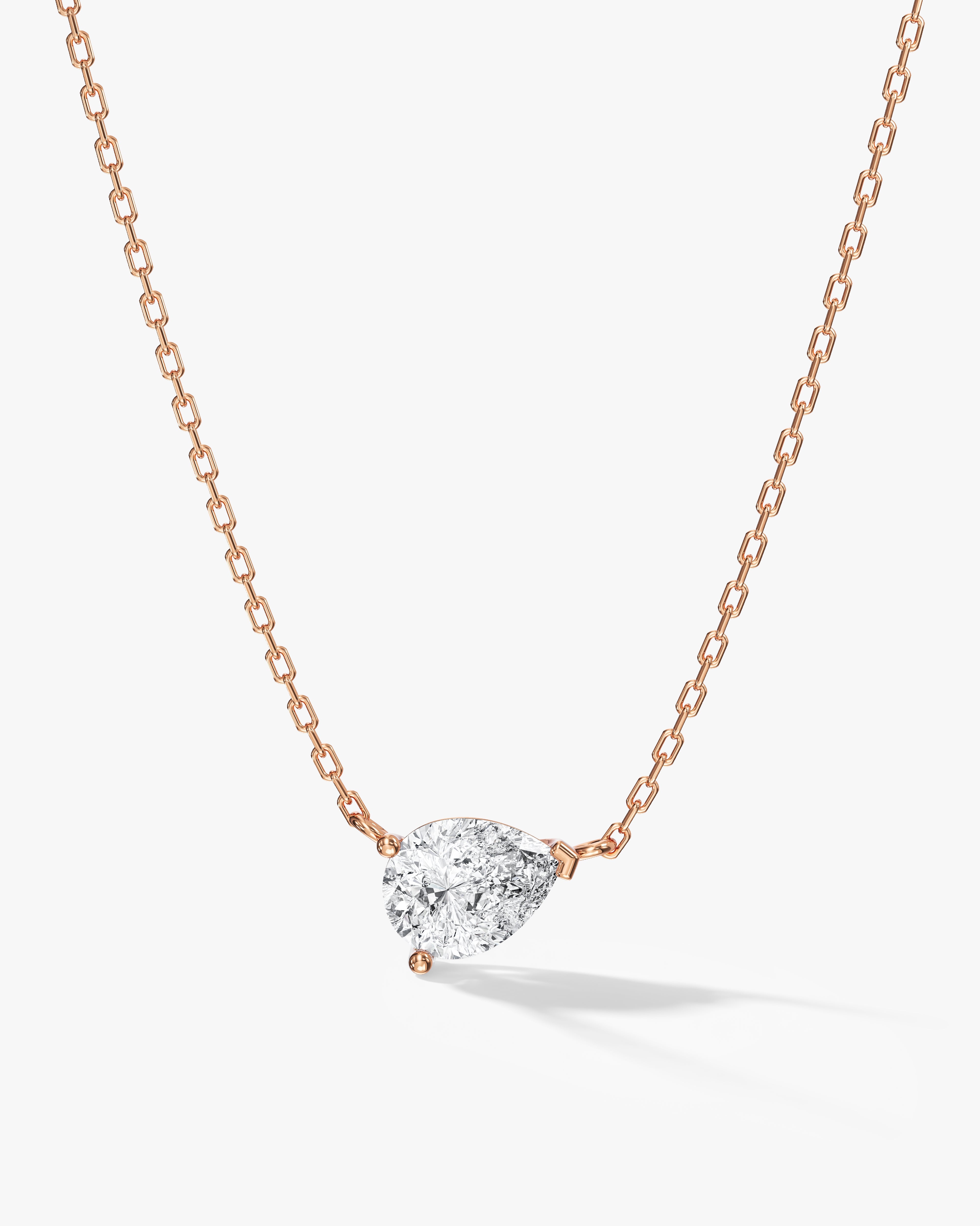 Tilted Teardrop Necklace