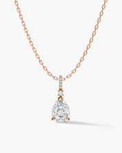 Teardrop Pave Necklace