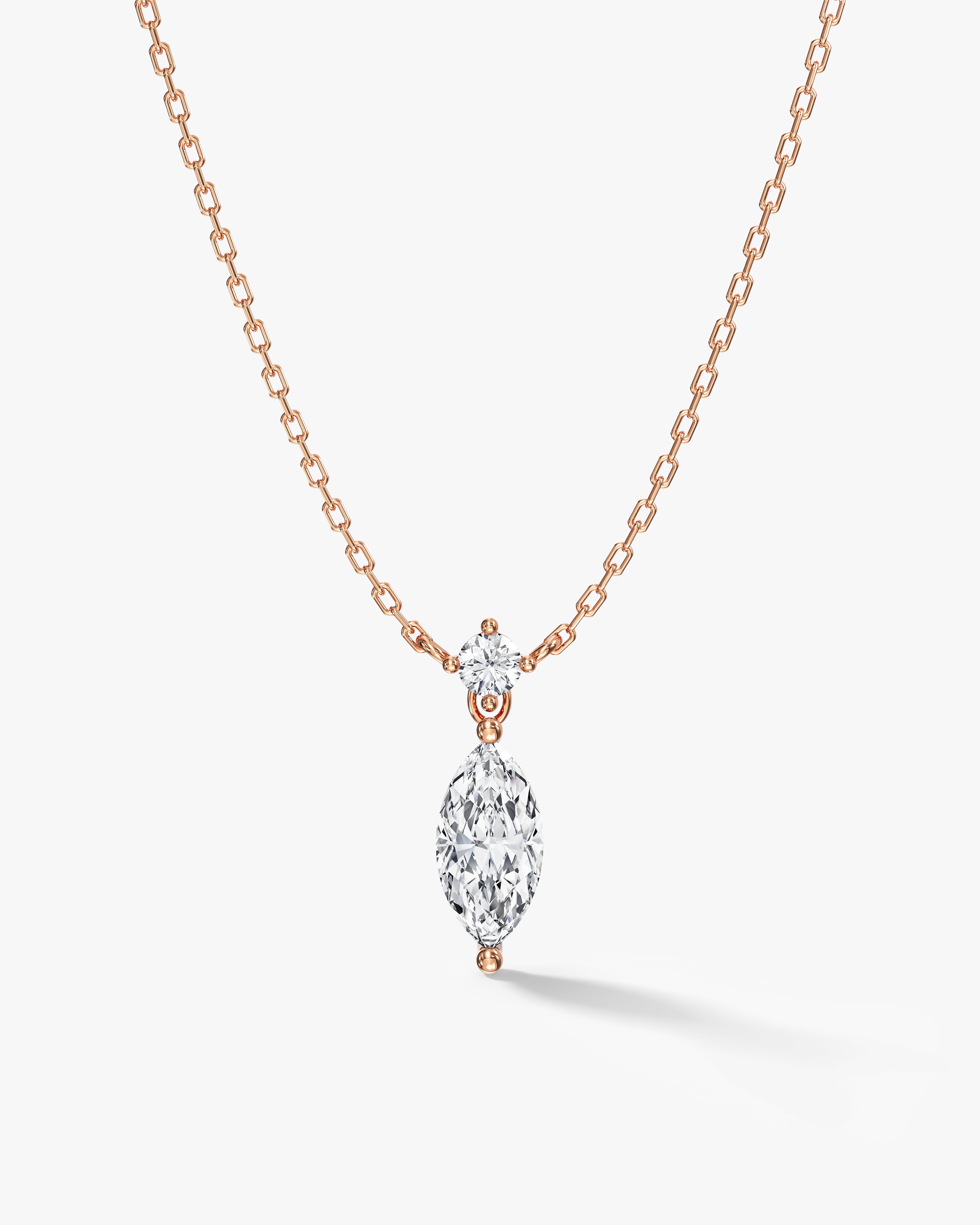 Marquise Droplet Necklace