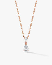 Falling Teardrop Necklace