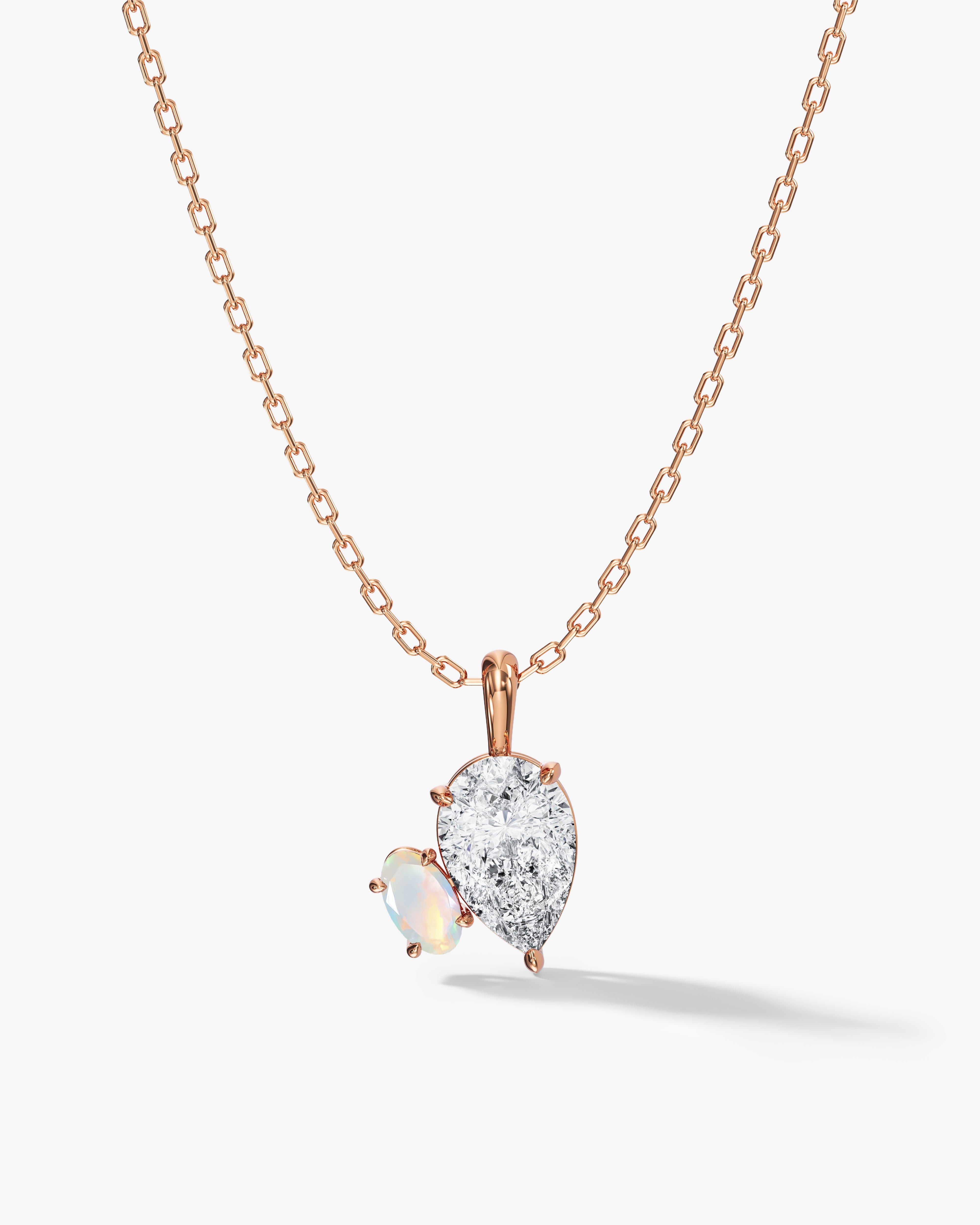 Opal Duo Necklace