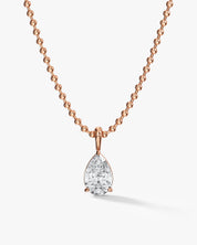 Teardrop Ball Chain Necklace