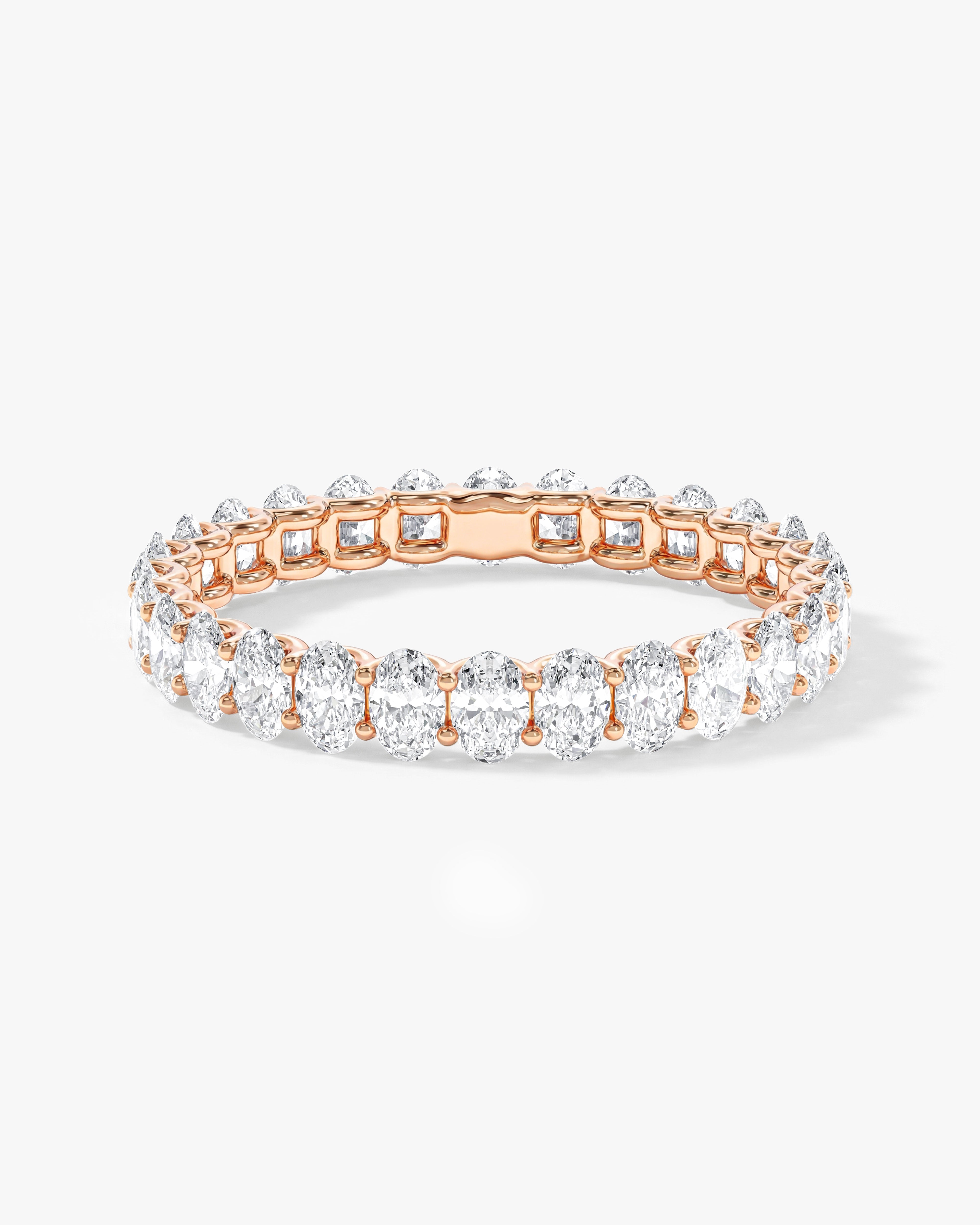 U-Prong Oval Eternity Band (1.50 CT TW)