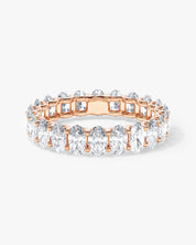 U-Prong Oval Eternity Band (5.00 CT TW)