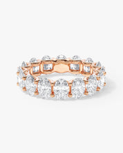 U-Prong Oval Eternity Band (8.00 CT TW)