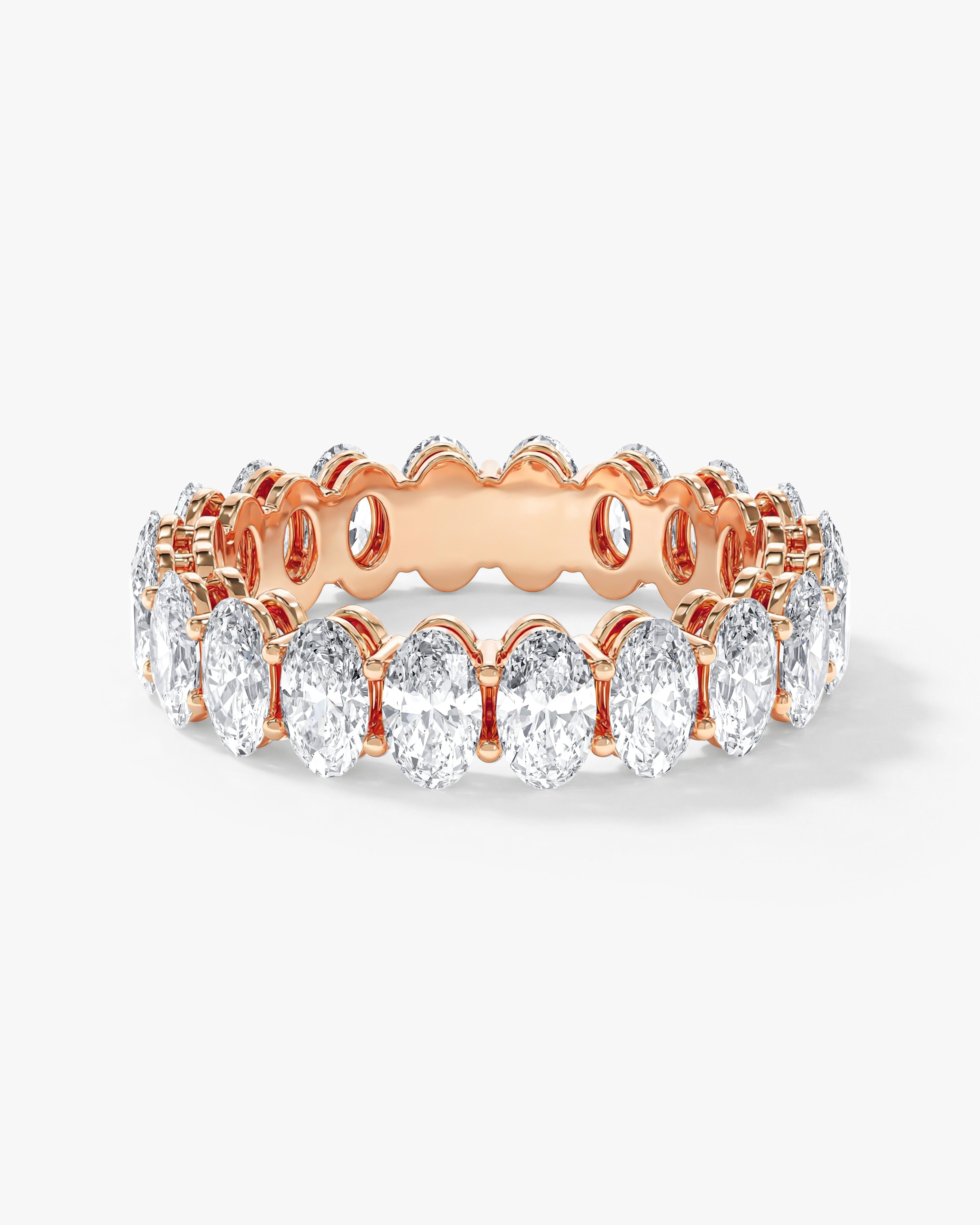 Shared Prong Oval Eternity Band (5.00 CT TW)