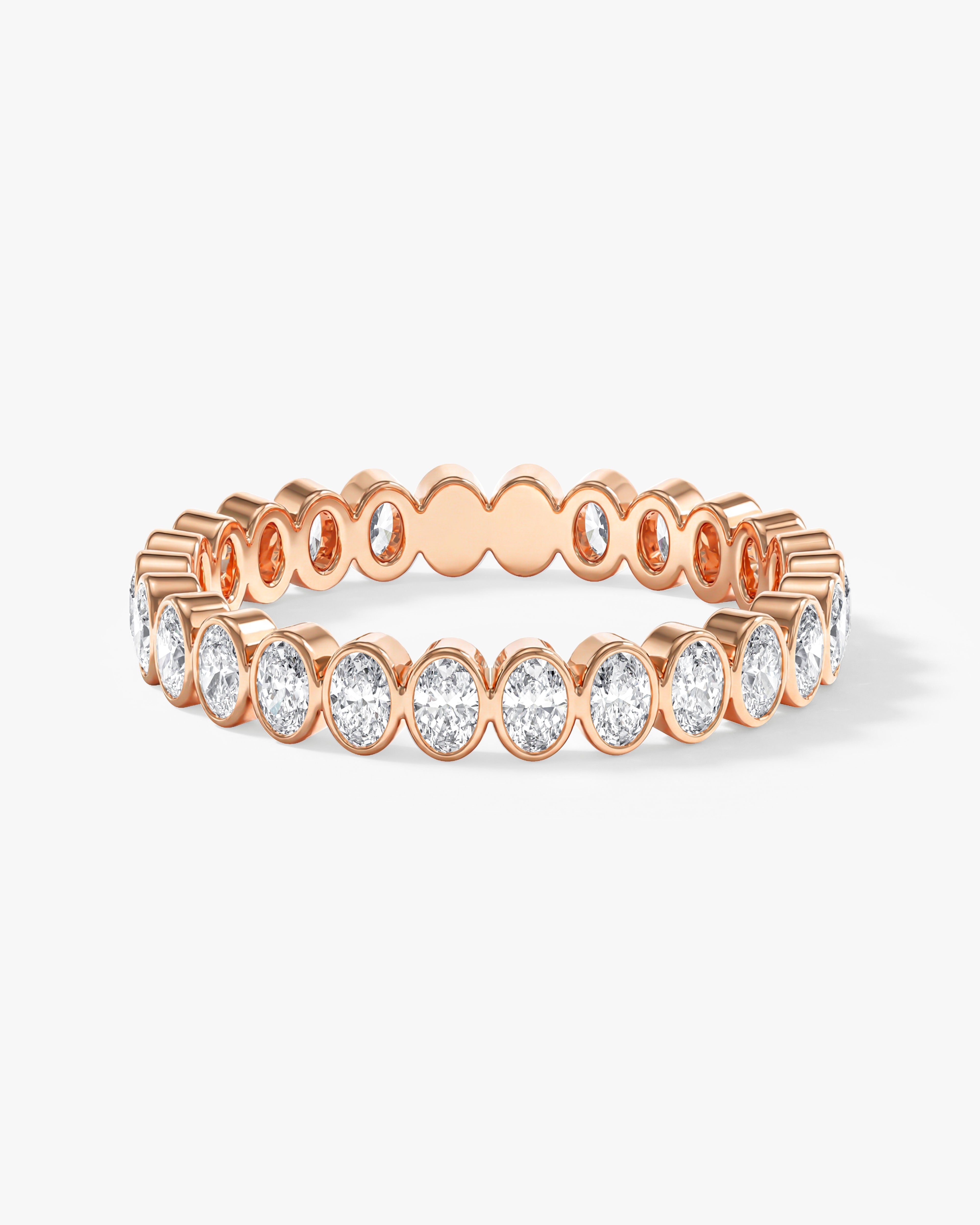 Bezel Oval Eternity Band (1.25 CT TW)