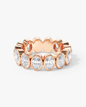 Bezel Oval Eternity Band (6.50 CT TW)