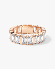 Bezel Emerald Eternity Band (5.00 CT TW)