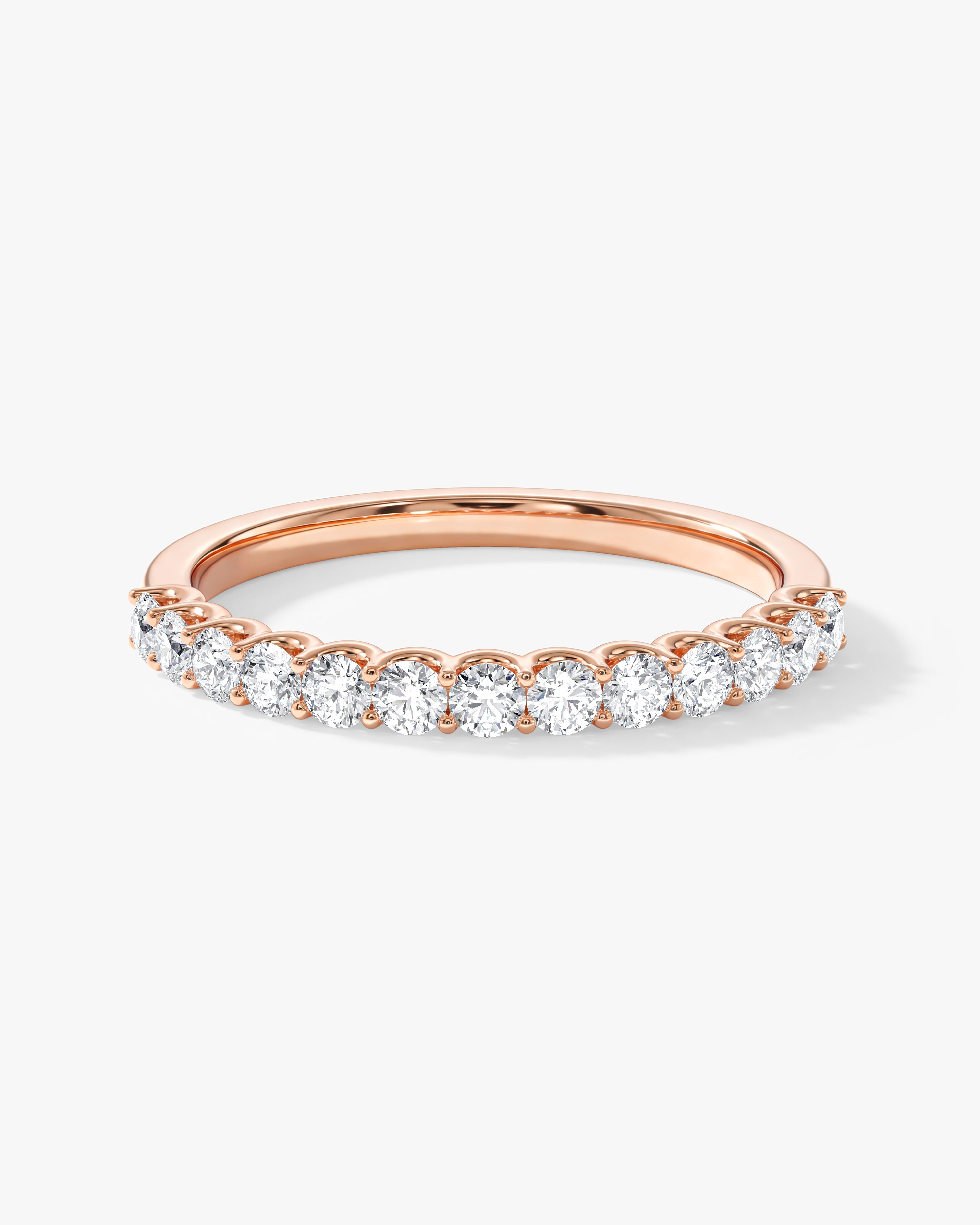 U-Prong Half Eternity Band (0.50 CT TW)