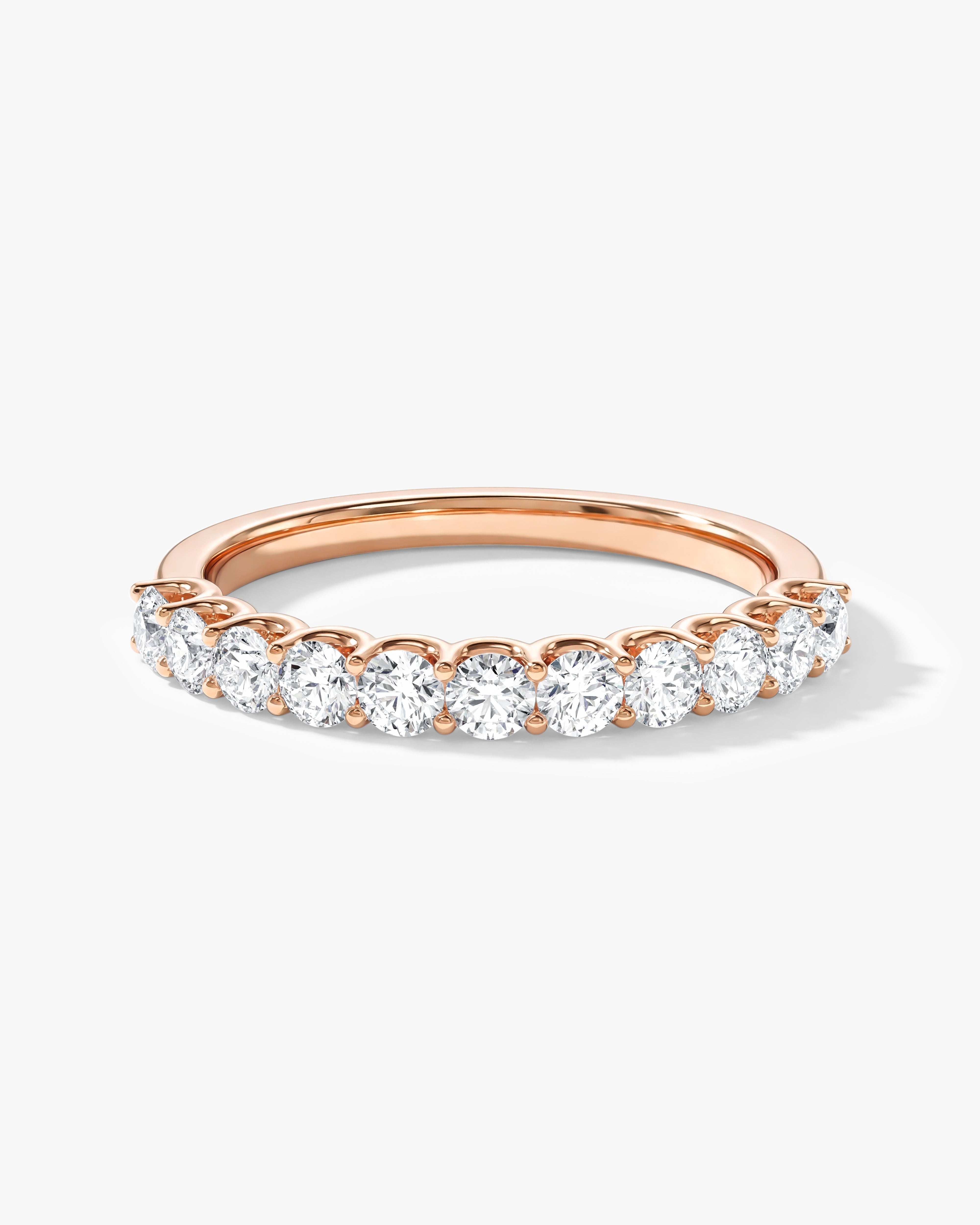 U-Prong Half Eternity Band (0.75 CT TW)