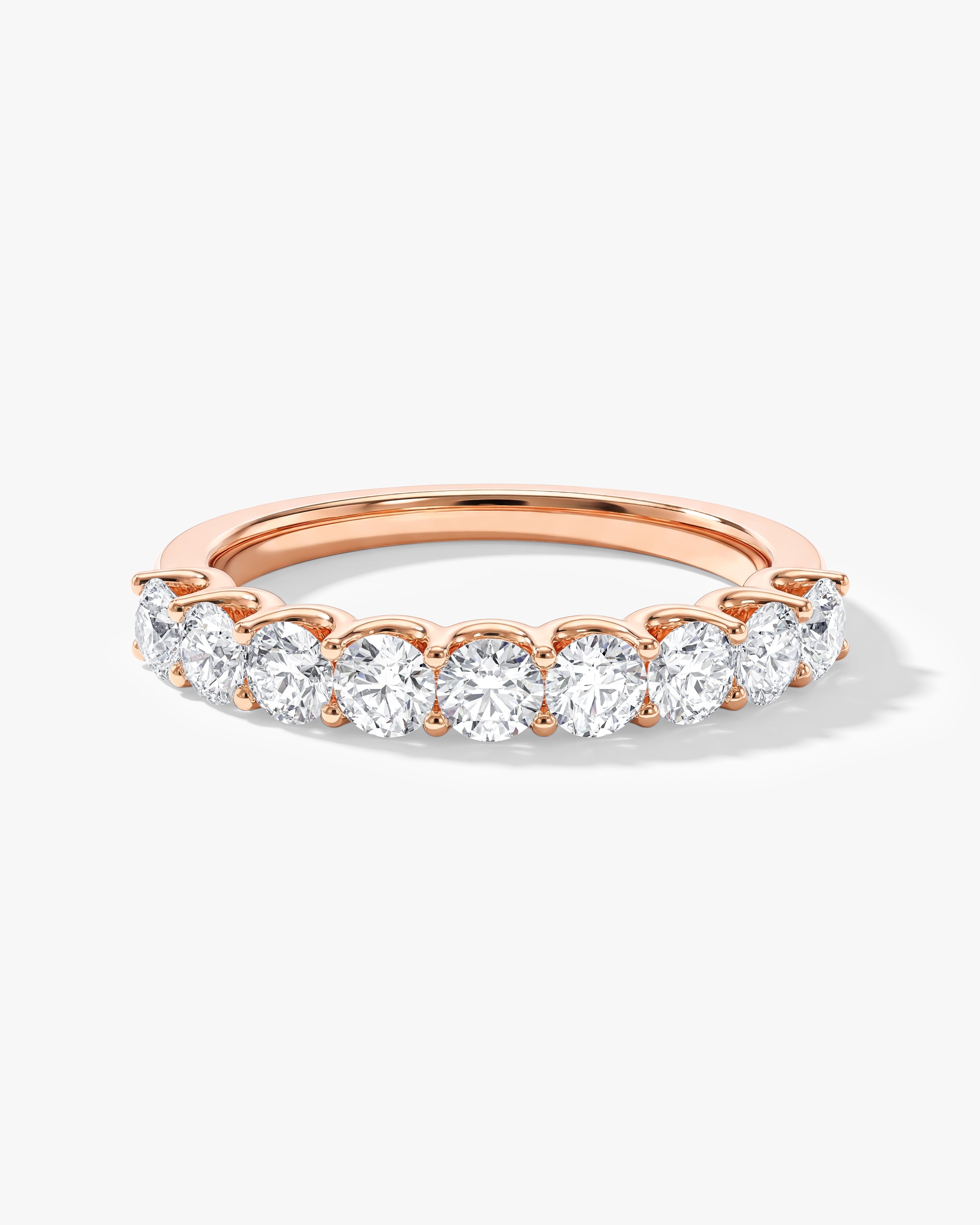 U-Prong Half Eternity Band (1.00 CT TW)