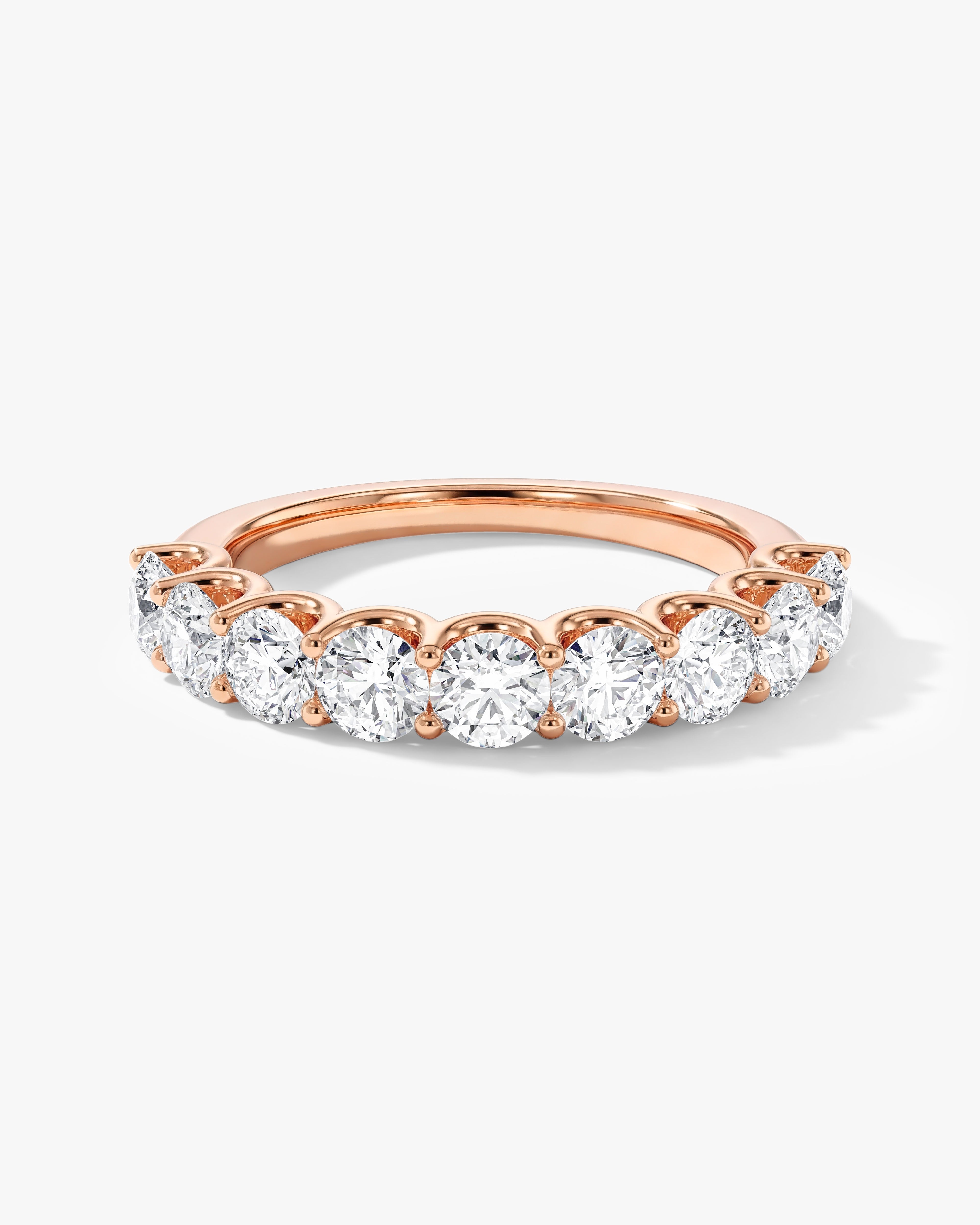 U-Prong Half Eternity Band (1.50 CT TW)