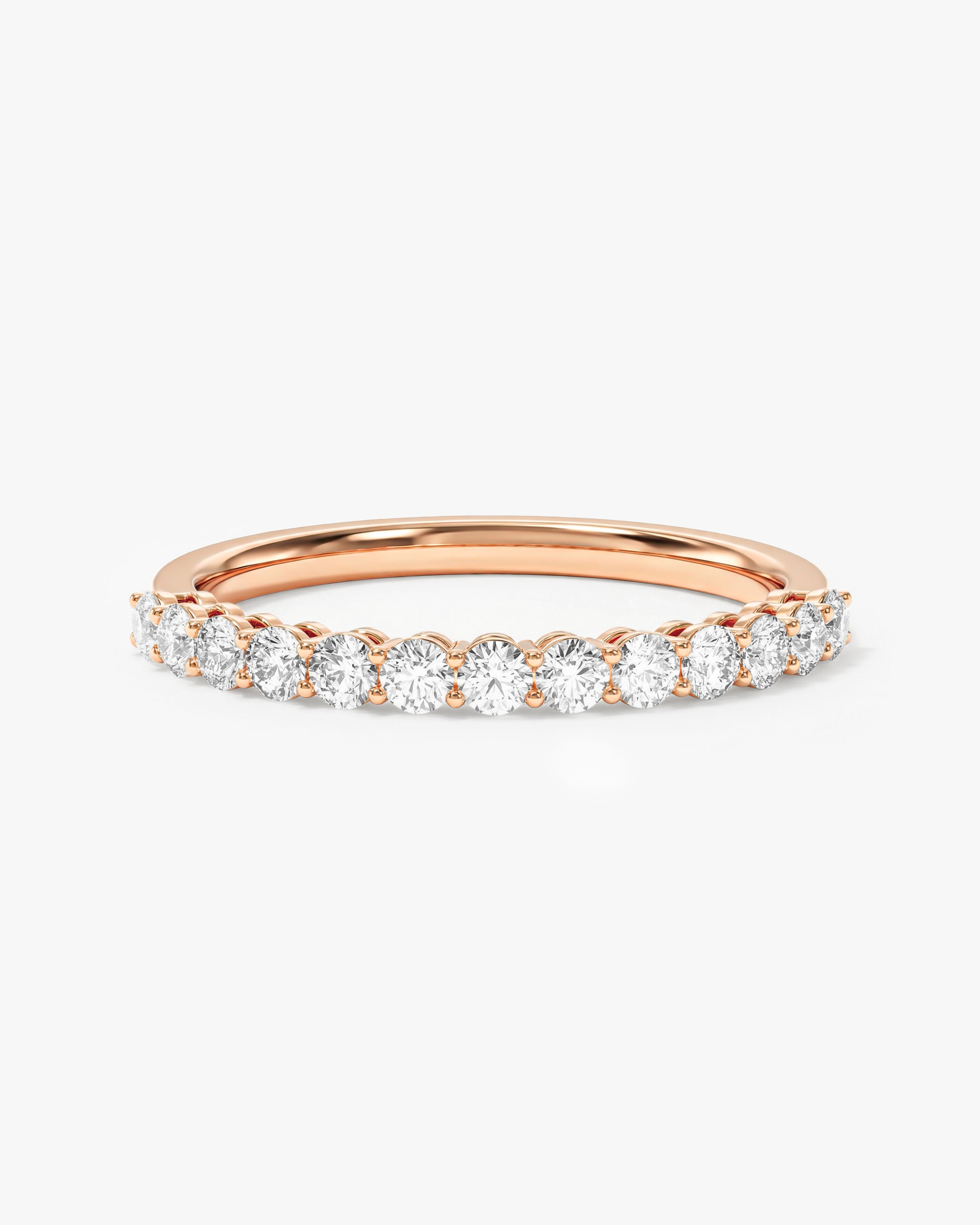 Shared Prong Half Eternity Band (0.50 CT TW)