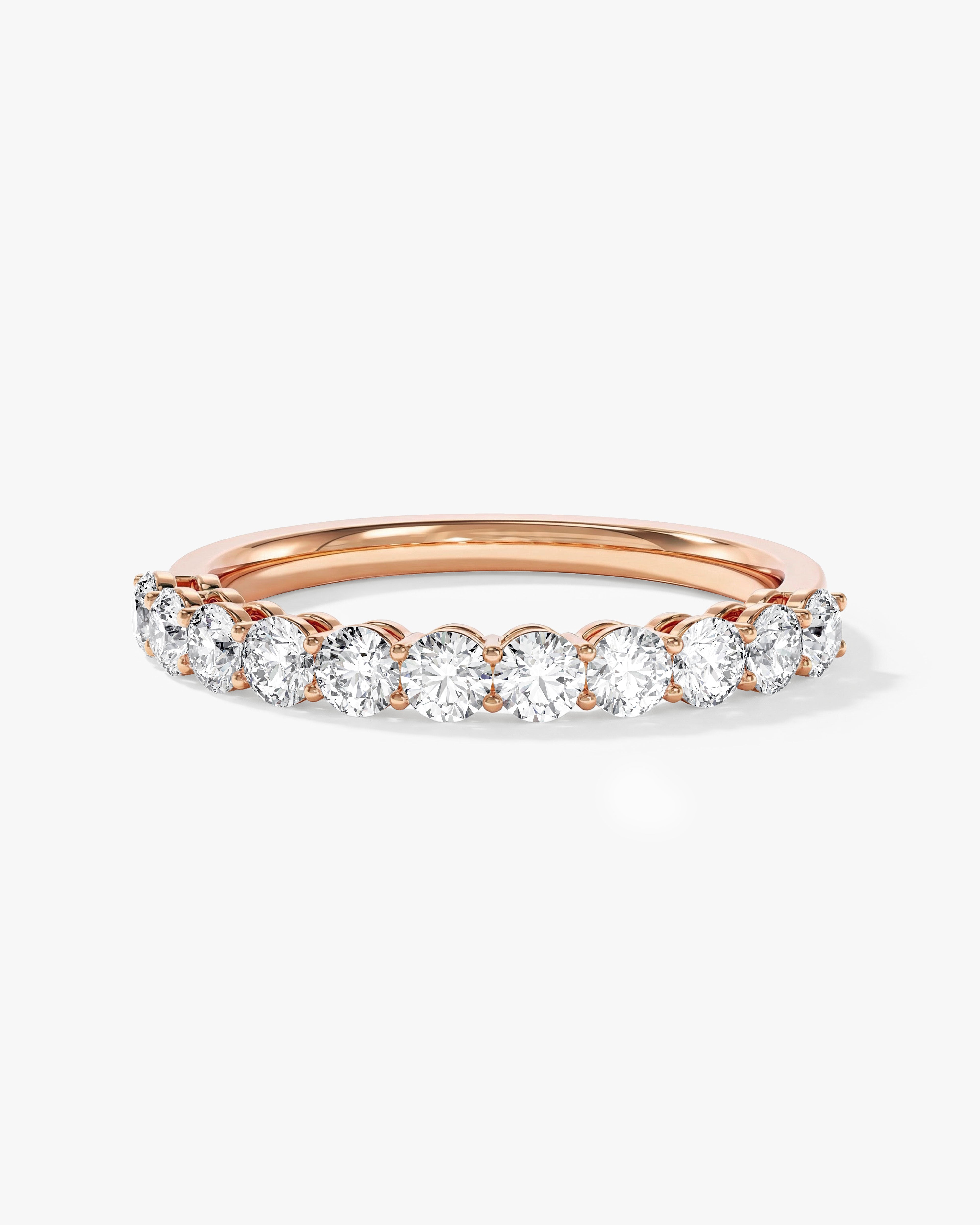 Shared Prong Half Eternity Band (0.75 CT TW)