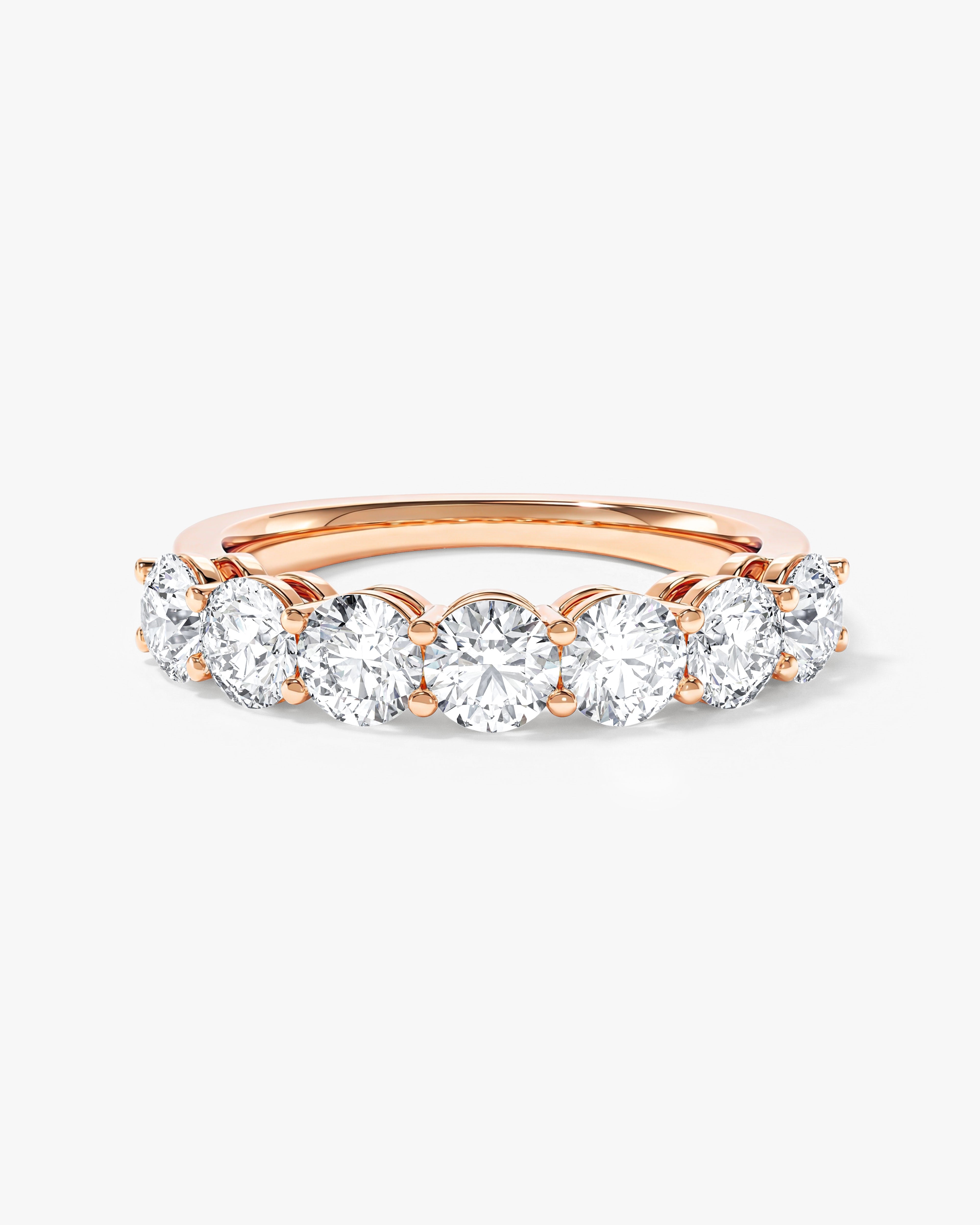 Shared Prong Half Eternity Band (2.00 CT TW)