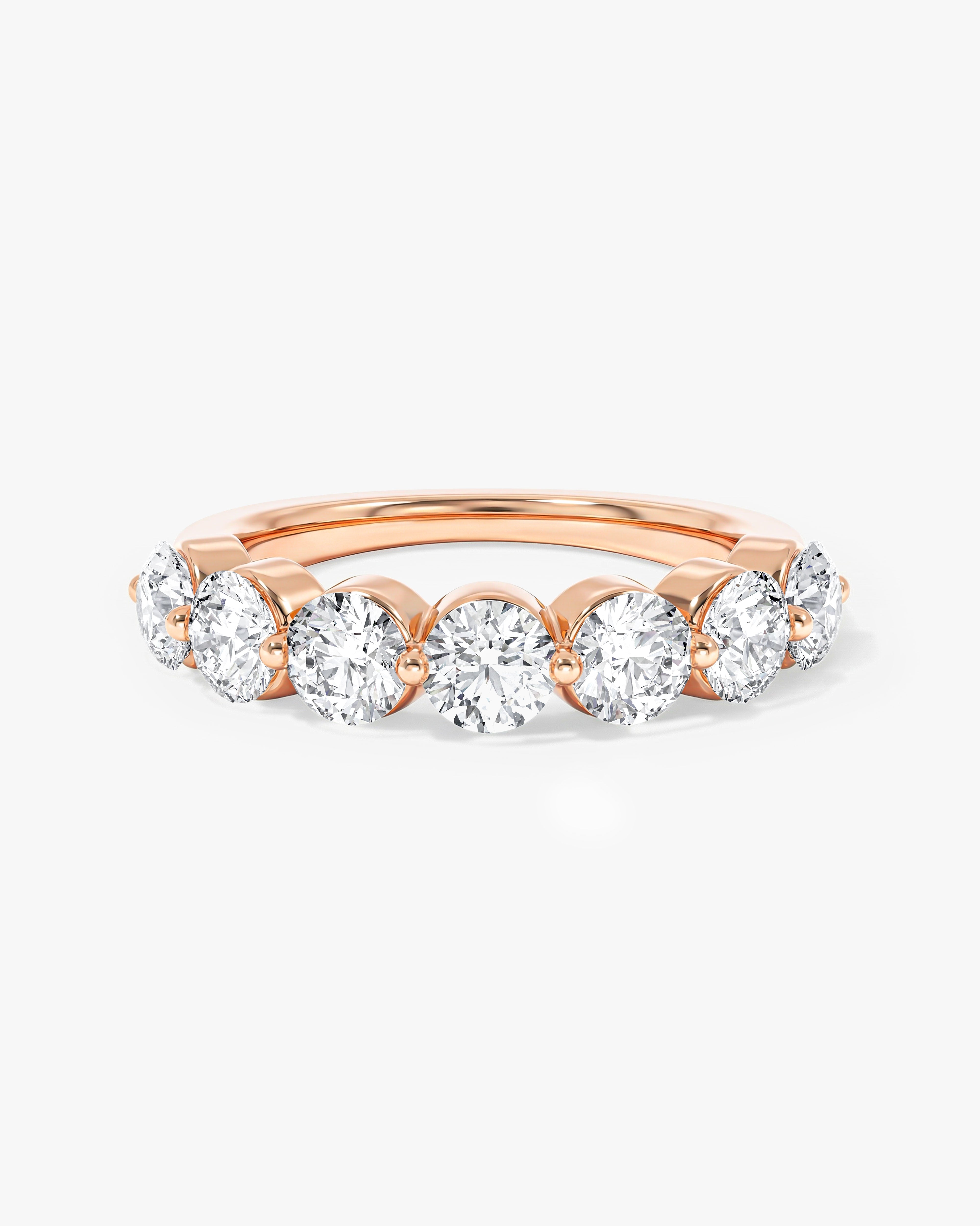 Single Prong Half Eternity Band (1.75 CT TW)