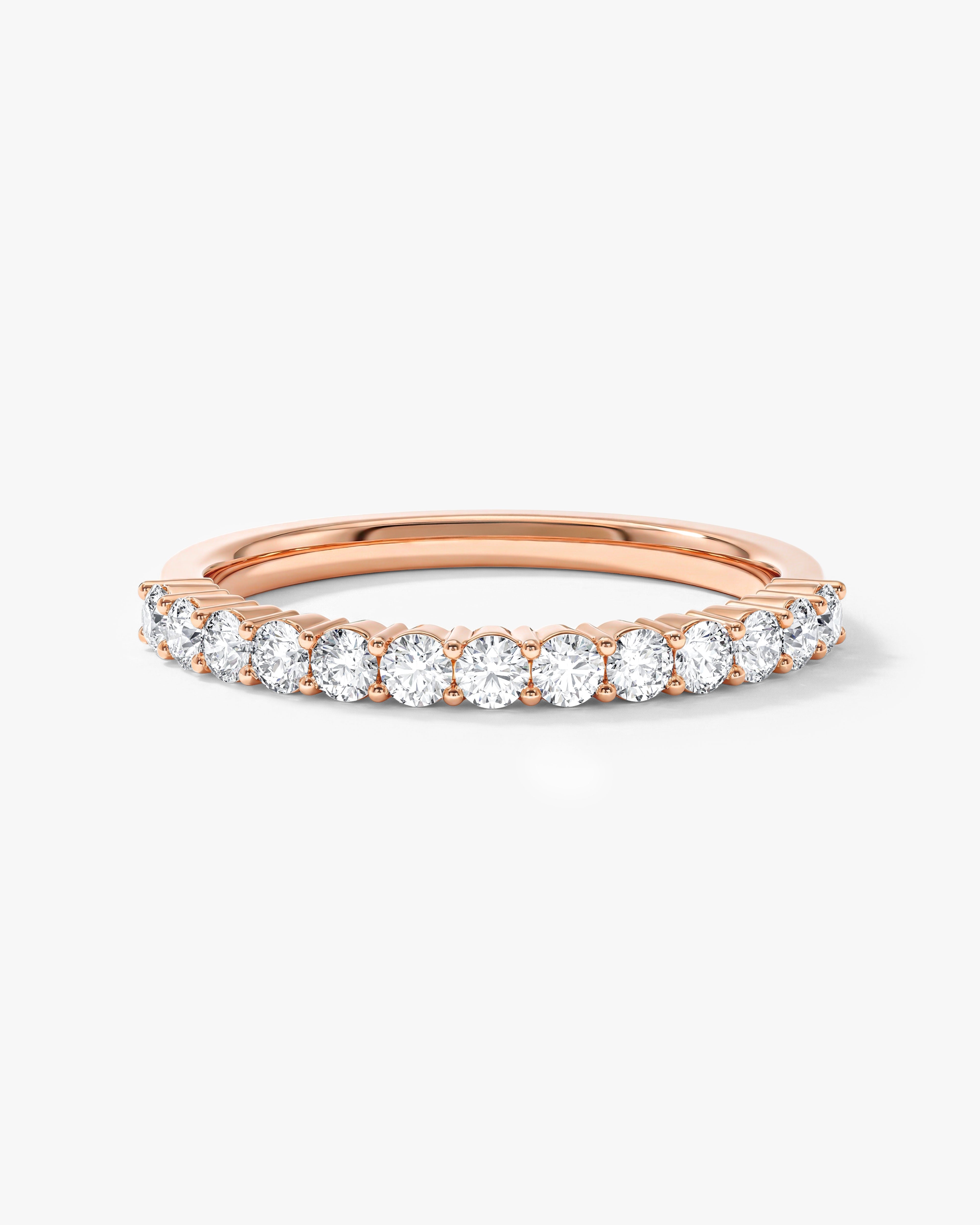 Faceted Half Eternity Band (0.50 CT TW)